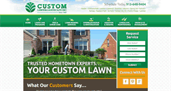 Desktop Screenshot of customlawn.com